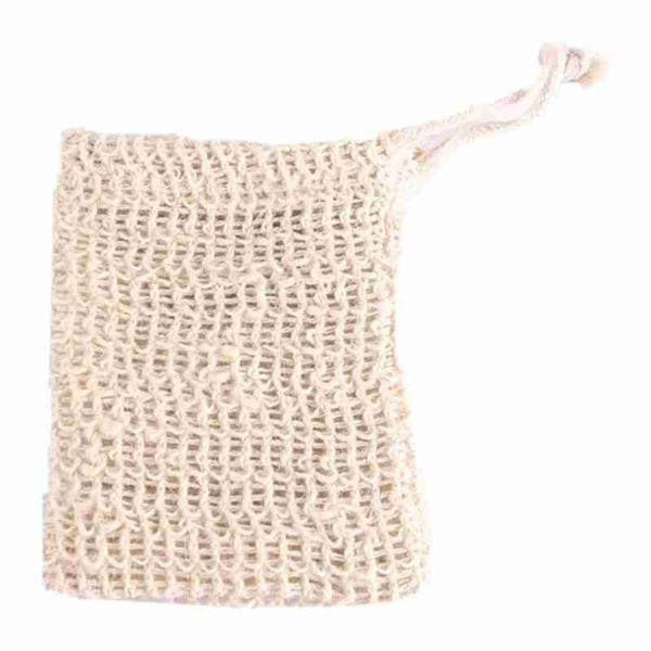 Pochon à savon en fibre végétale naturelle – Image 2